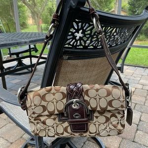 Brown coach bag